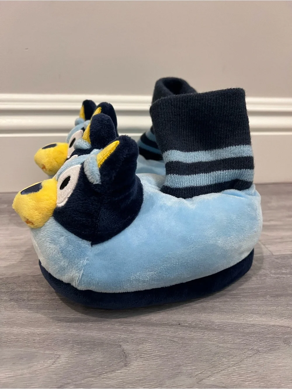 Kids Plush Bluey Slippers